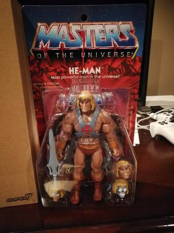 Masters of the Universe Ultimates He-Man 2.0 & Skeletor 2.0 Filmation Super7 Club Grayskull New